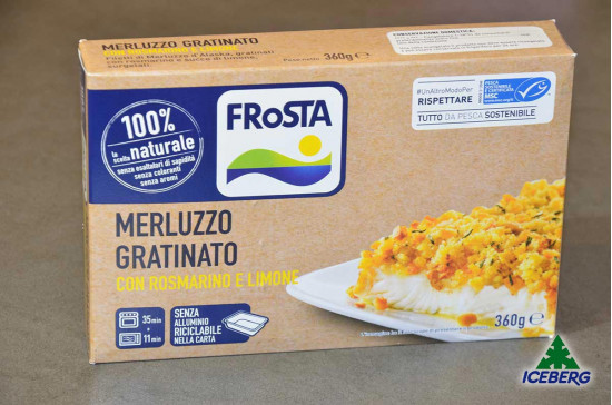MERLUZZO GRATINATO ROSM./LIMONE    10X360GRSG