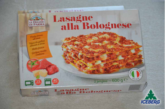 LASAGNE ALLA BOLOGNESE             6X600GR SG