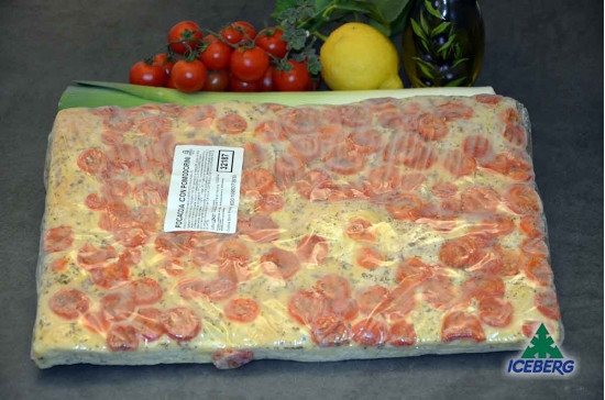 FOCACCIA POMODORINI RETTANGOLARE   4X800GR SG