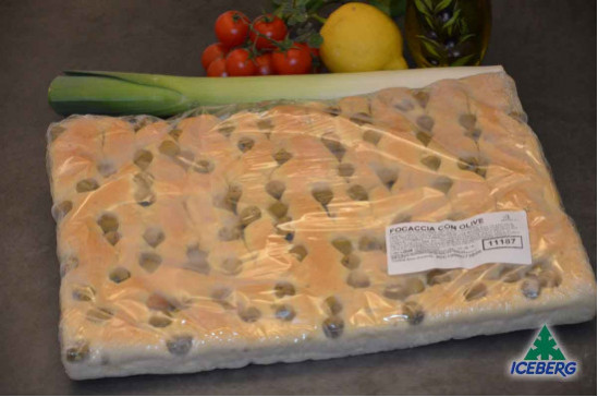 FOCACCIA OLIVE RETTANGOLARE        4X800GR SG