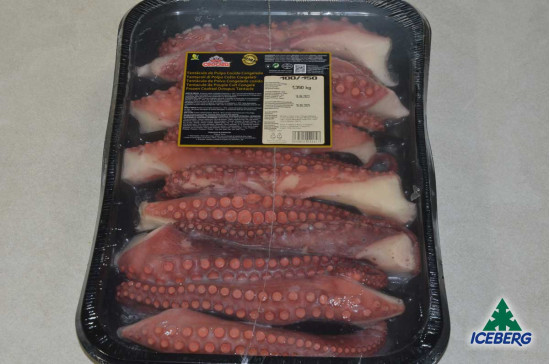 POLPO TENTACOLI COTTI 100/150 P.P. 4X1,35KGCG
