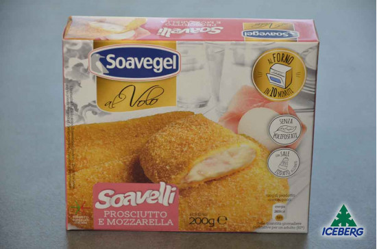 SOAVELLI PROSCIUTTO E MOZZ.  (4PZ) 10X200GRSG