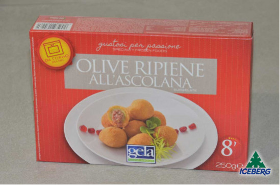 OLIVE ALL'ASCOLANA DA FORNO       16X250GR CG