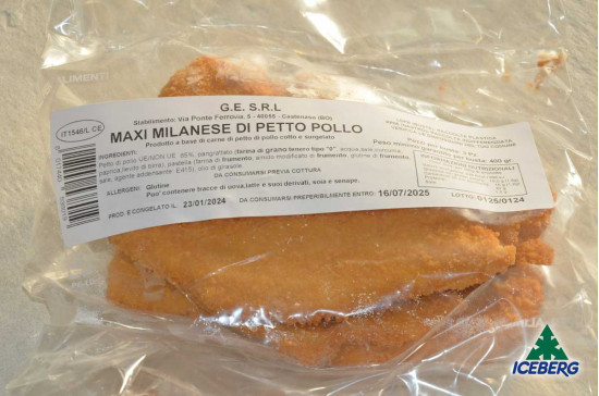 MAXI MILANESE PETTO DI POLLO      10X400GR SG