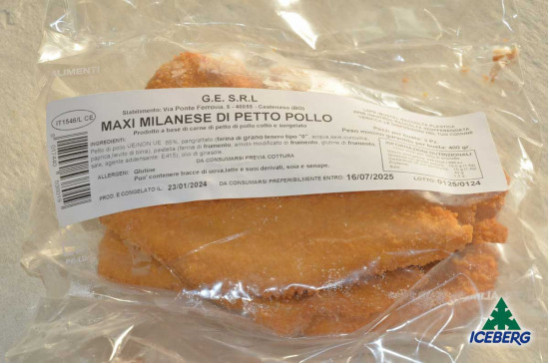 MAXI MILANESE PETTO DI POLLO      10X400GR SG