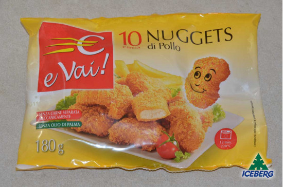 NUGGETS DI POLLO                  12X180GR SG