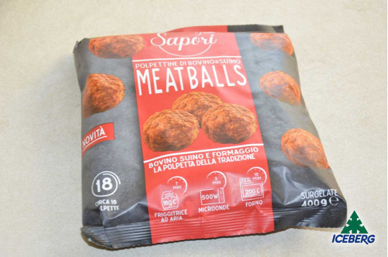 POLPETTINE DI BOVINO E SUINO      10X400GR SG