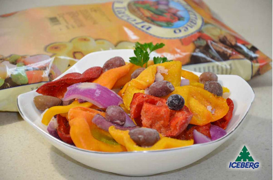 MISTO MEDITERRANEO PEPER/OLIVE/CIP.8X1KG   CG