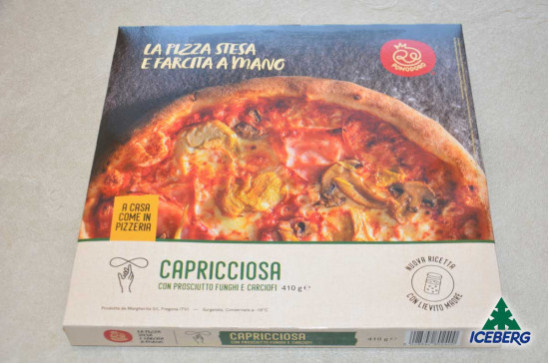 PIZZA CAPRICCIOSA "MARGHERITA"     8X410GR SG