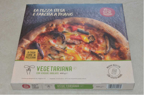 PIZZA VEGETARIANA "MARGHERITA"     8X400GR SG