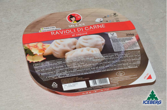 RAVIOLI DI CARNE AL VAPORE         6X200GR SG