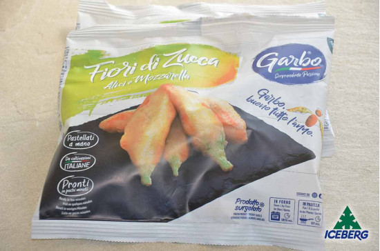 FIORI DI ZUCCA C/ALICI E MOZZAR.   16X275GRSG