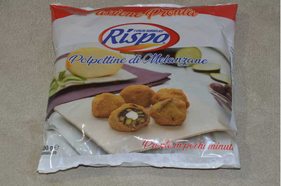 POLPETTINE DI MELANZANE            8X500GR SG