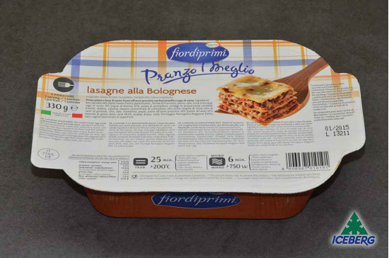 LASAGNE ALLA BOLOGNESE F.P.        1X4PZ   SG
