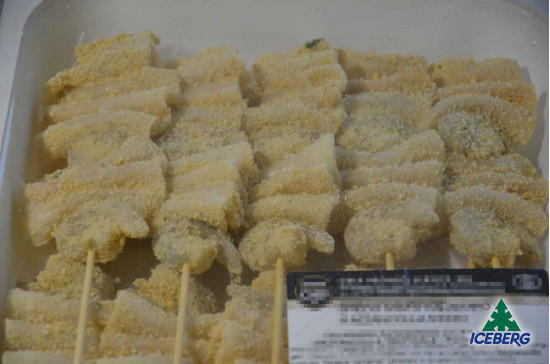 SPIEDINI CALAMARI/MAZZANCOLLE PANATI 2X20PZCG