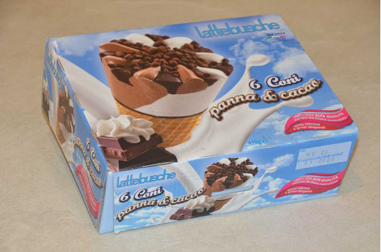 CONO PANNA/CACAO LATTEBUSCHE 6PZ   6X420GR SG
