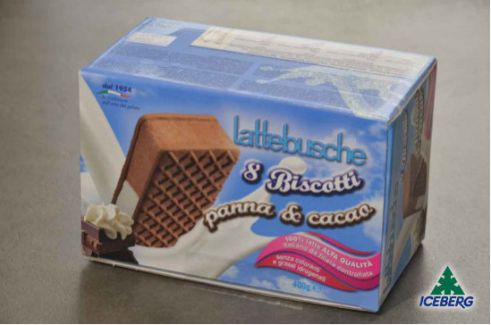 BISCOTTO PAN/CACAO LATTEBUSCHE 8PZ 6X400GR SG