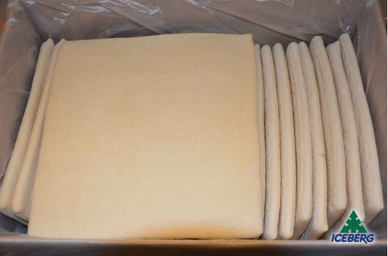 BASE PIZZA RETTANGOLARE            13X300GRSG