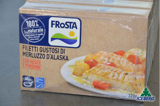 FILETTO MERLUZZO PATATE/POMODORI   10X320GRSG