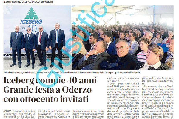Rassegna stampa 40° anniversario Iceberg